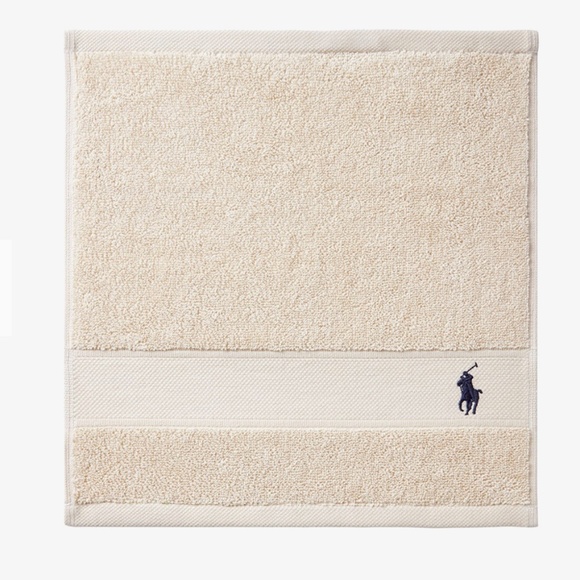 Polo RALPH LAUREN Towel Wash Cloth Towel Polo Player 13x13 inch - Picture 6 of 9
